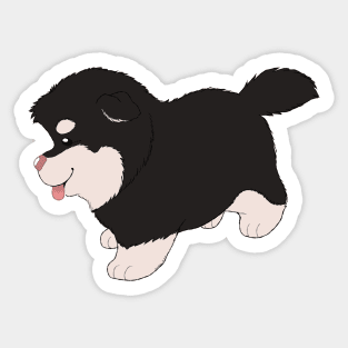 pudgy puppy 5 Sticker